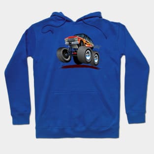 Cartoon monster truck Hoodie